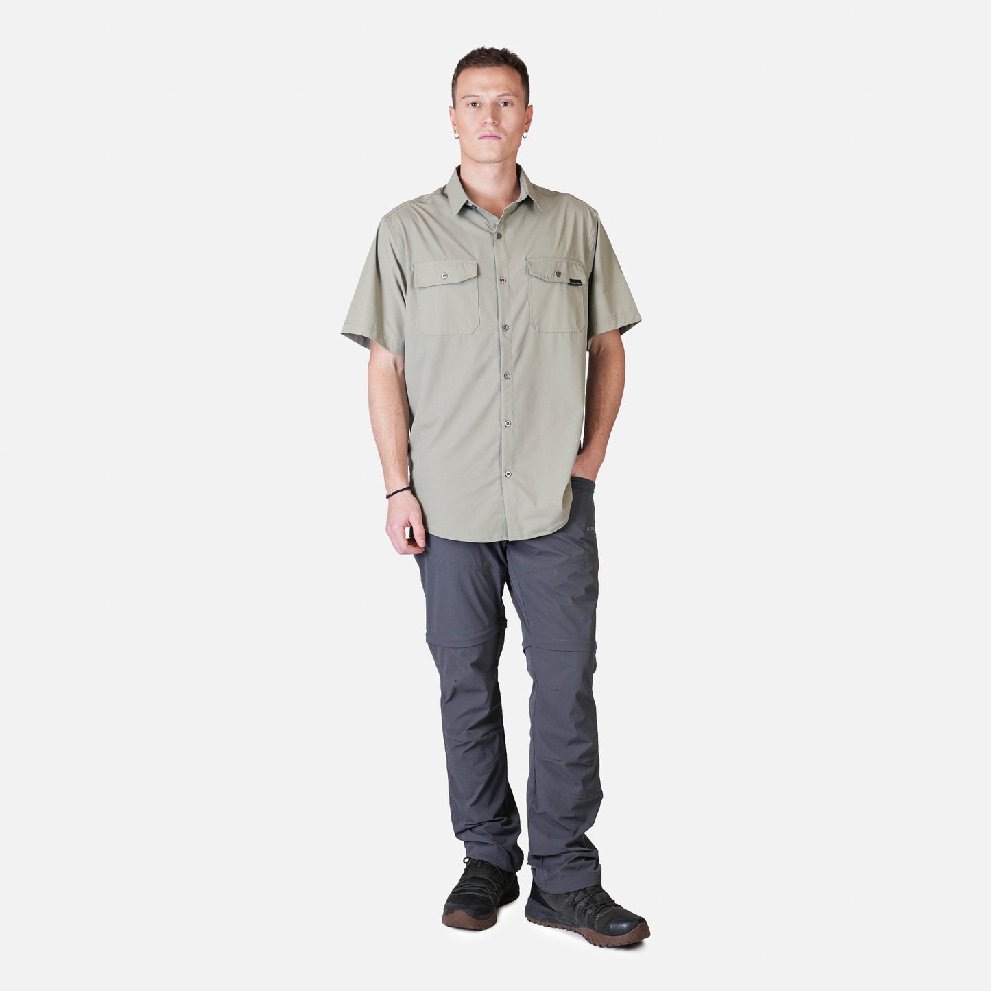 Camisa Outdoor Hombre Horizonte Verde - Atakama Outdoor