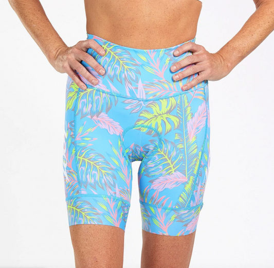 Calzas Short de Ciclismo caderas altas Zoot Live Aloha (Mujer)