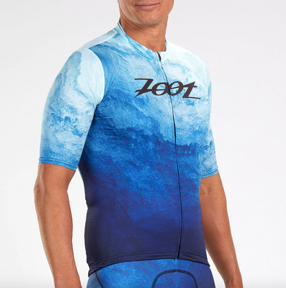 Tricota de Ciclismo Zoot Kahe Kai Ben Hoffman Series Azul (Hombre)
