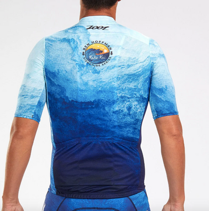 Tricota de Ciclismo Zoot Kahe Kai Ben Hoffman Series Azul (Hombre)