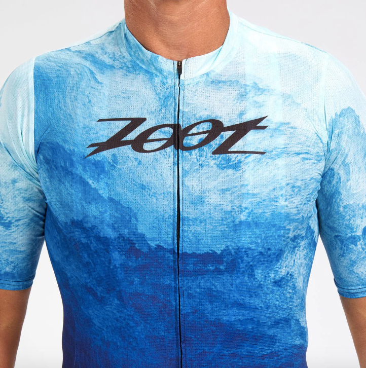 Tricota de Ciclismo Zoot Kahe Kai Ben Hoffman Series Azul (Hombre)