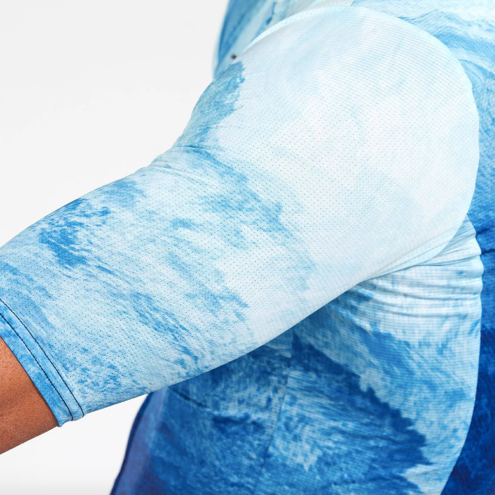 Tricota de Ciclismo Zoot Kahe Kai Ben Hoffman Series Azul (Hombre)