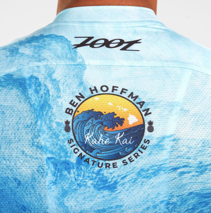 Tricota de Ciclismo Zoot Kahe Kai Ben Hoffman Series Azul (Hombre)
