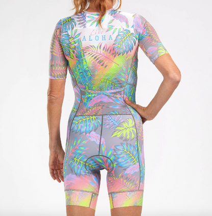 Trisuit o Traje de Triatlón Zoot Full Zip Live Aloha (Mujer)