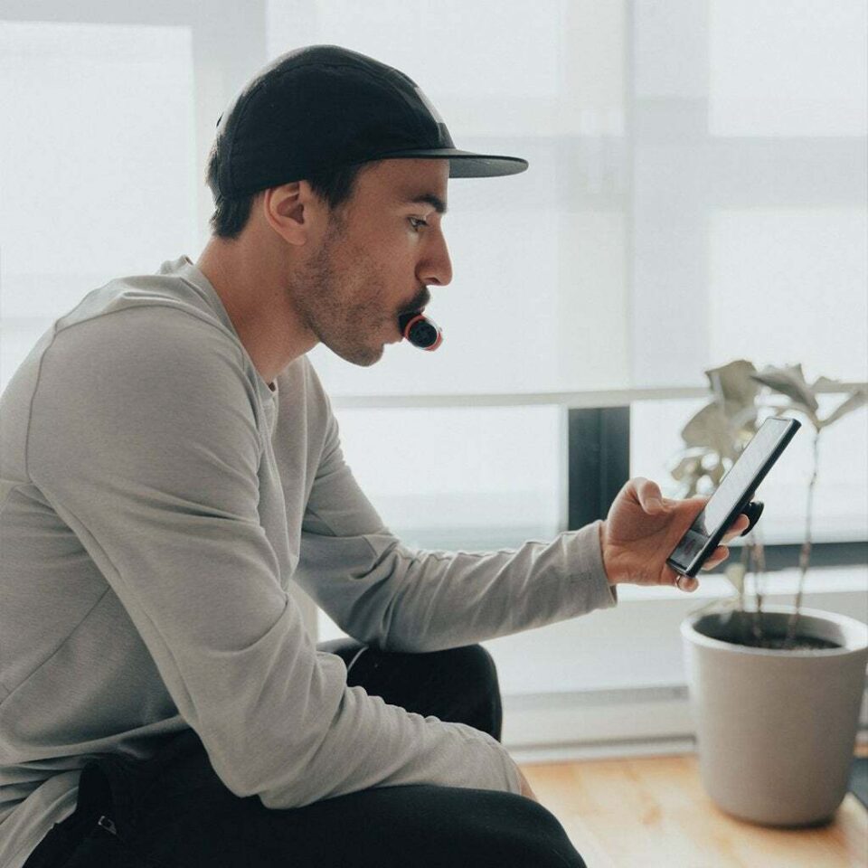 Dispositivo para trabajar oxigenación y capacidad pulmonar Airofit PRO2