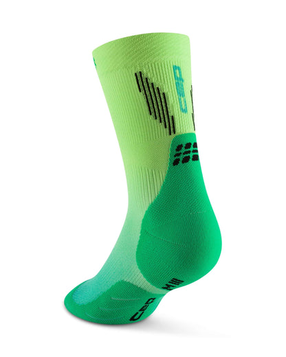 CEP Core Run Gradient Mid Cut 5.0 – Calcetines de compresión de running de corte medio (2 colores).