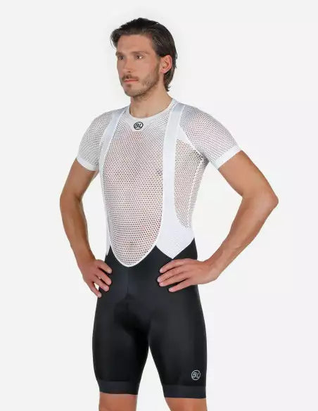 Bicycle Line Liegi – Calza corta con tirantes de ciclismo de ruta para hombre.