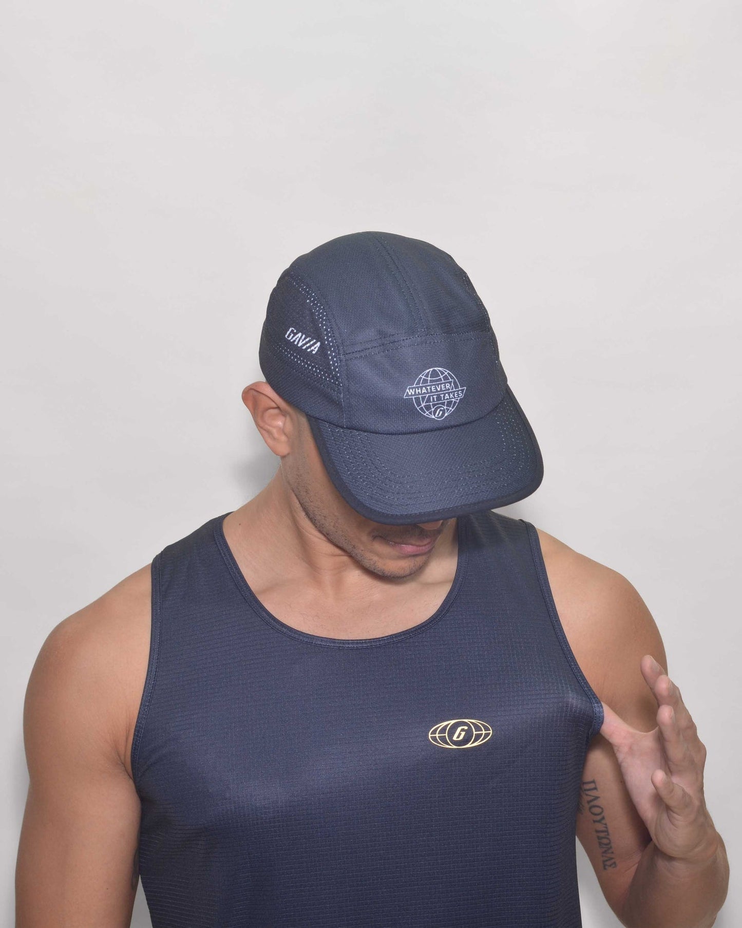 Polera Running Tiniebla Gavia - Camiseta de correr sin mangas. Hombre