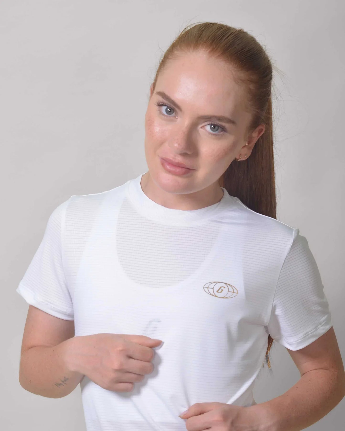 Gavia Shirt - Polera de Running Manga corta mujer (blanco)