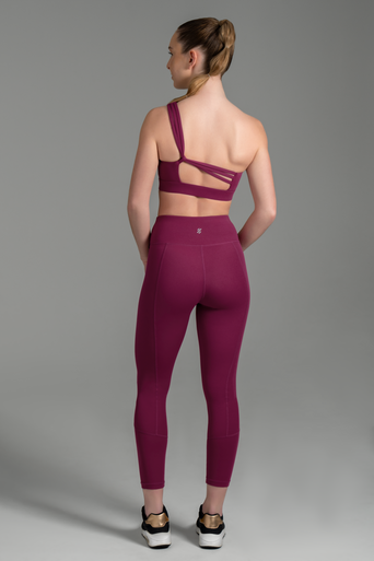Ultimate Legging 7/8 - Calza larga al tobillo deportiva Mujer (Burdeo Boysenberry)