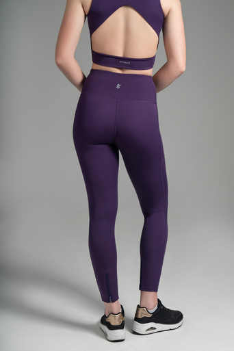 Ultimate Legging 7/8 - Calzas largas de Mujer. Gimnasio o Running. Morado Purple
