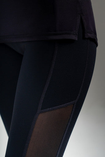 Ultimate Legging - Calzas largas deportiva de Mujer (Negro - Dark Shadow)