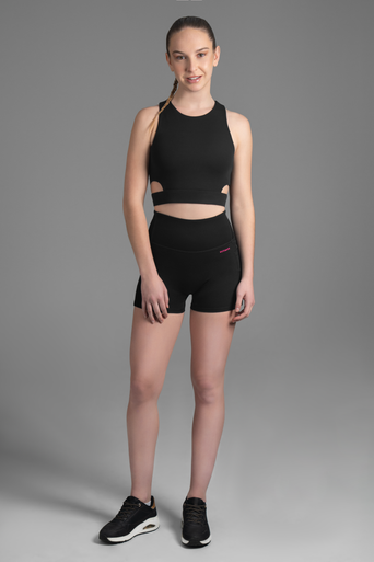 Ultimate Biker Short - Calzas Cortas deportivas de Mujer (Negro Sky Dark)