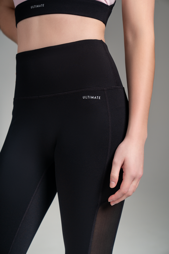 Ultimate Legging - Calzas largas deportiva de Mujer (Negro - Dark Shadow)