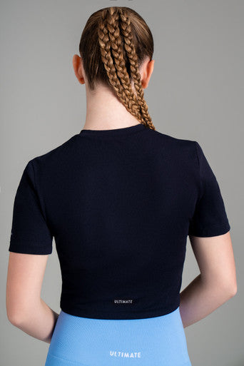 Ultimate Top Sport - Polera deportiva Manga corta Mujer (negro)