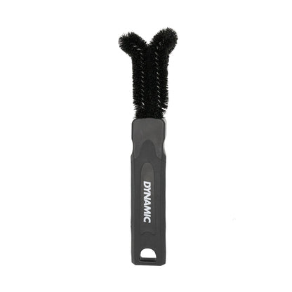 Dynamic two prong brush