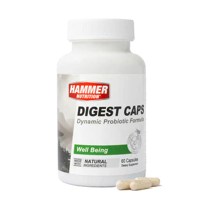 Hammer Nutrition Digest Caps – Probiótico en cápsulas para la salud digestiva (60 cápsulas)