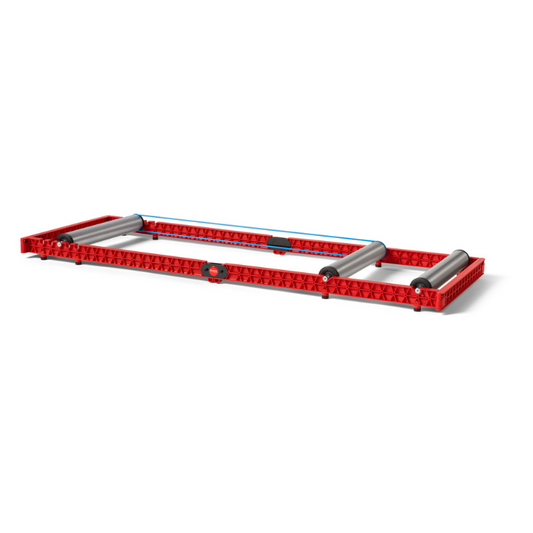 RooDol by ZYCLE Track ALU Red - Rodillo de rulo para ciclismo pista. Sin enganches