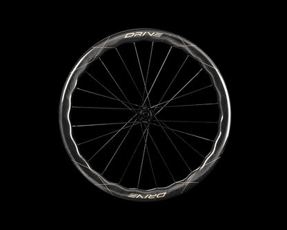 Elite Wheels Drive Helix 46D SS - Juego de Ruedas de Carbono perfil 46. Freno Disco