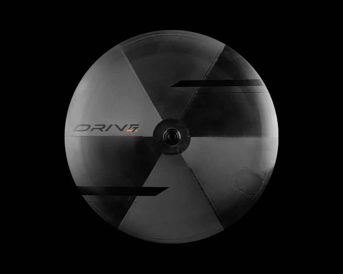 Elite Wheels Drive 65D CS + Drive TT / Juego de Ruedas Triatlón TT: Lenticular + delantera perfil 65 Carbono. Frenos disco