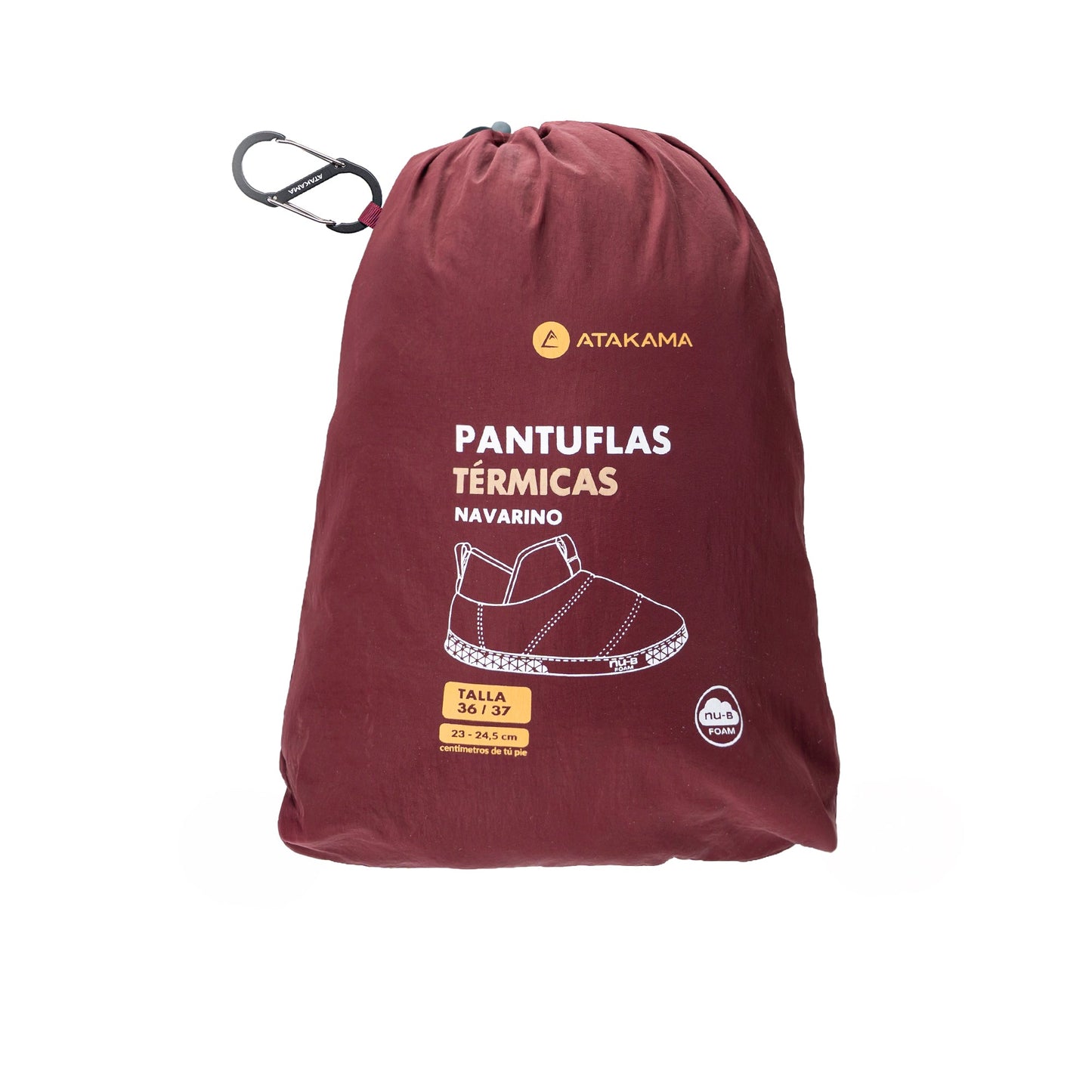 Atakama Outdoor Navarino FLEX – Pantufla térmica de caña alta burdeo