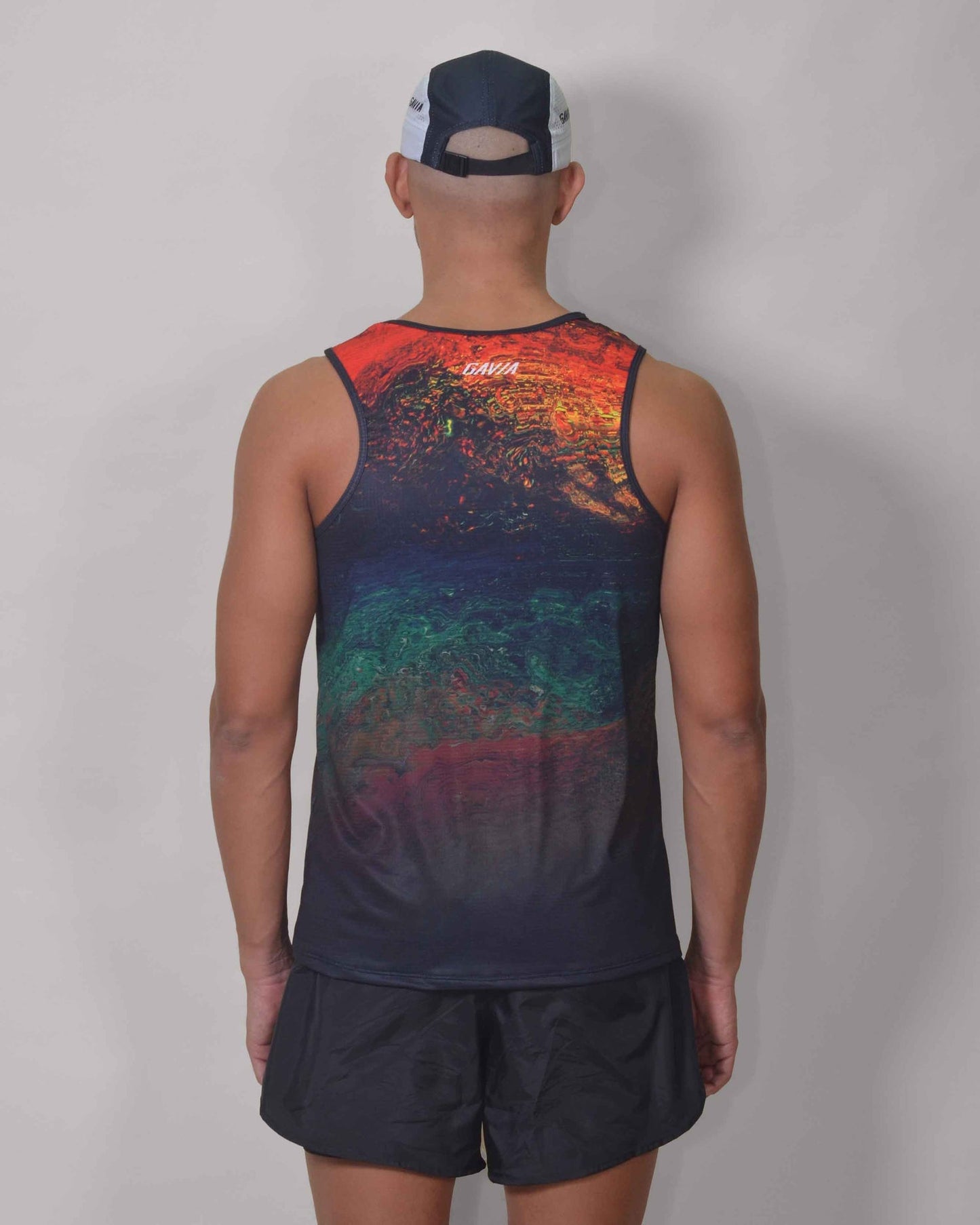 Polera Running Space Gavia - Camiseta de correr sin mangas. Hombre