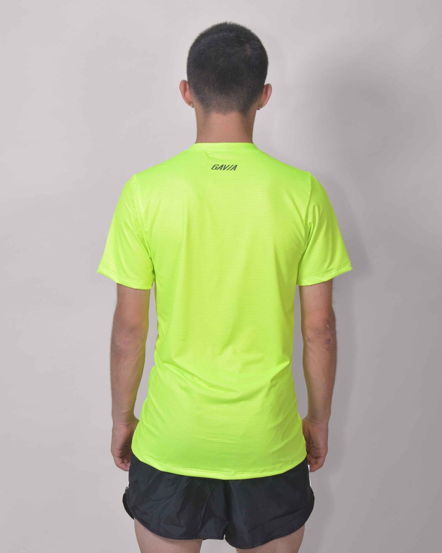 Gavia Green Flow - Polera de Running Manga corta Hombre (amarillo)