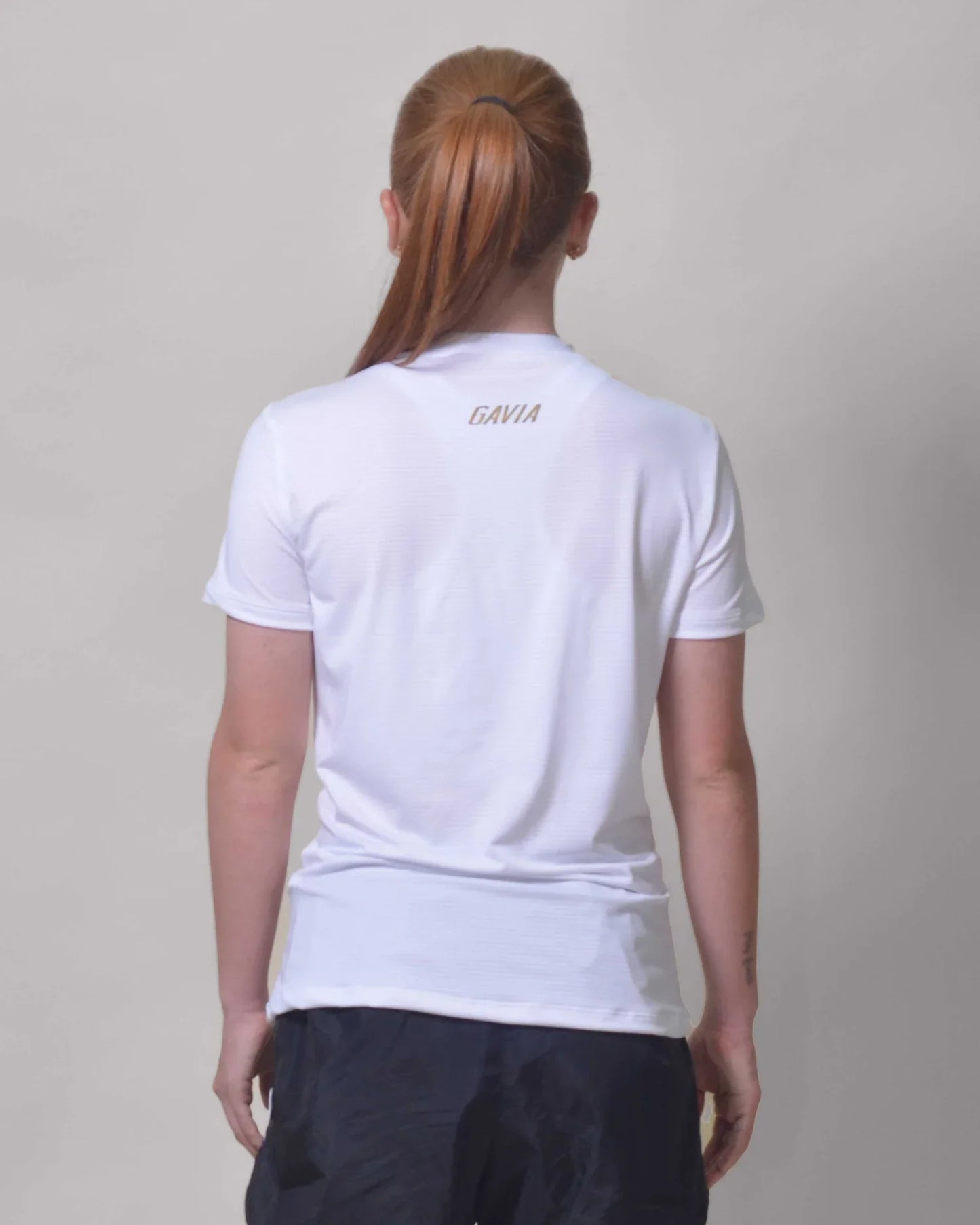 Gavia Shirt - Polera de Running Manga corta mujer (blanco)