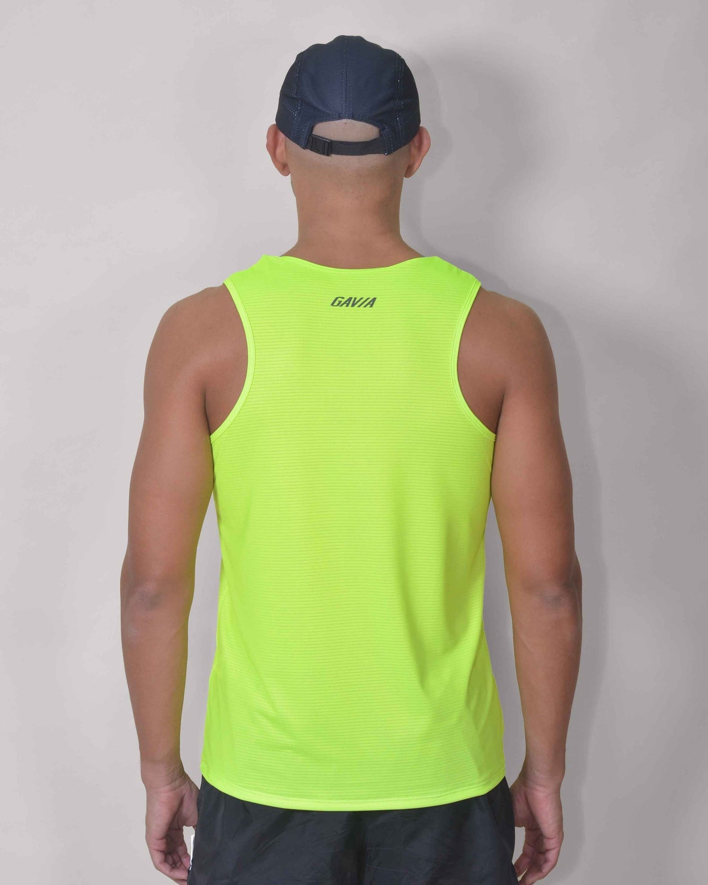 Polera Running Green Flow Gavia - Camiseta de correr sin mangas. Hombre