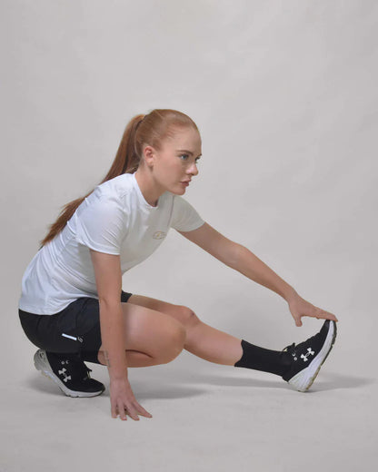Gavia Shirt - Polera de Running Manga corta mujer (blanco)