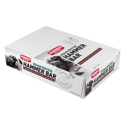 Hammer Nutrition Vegan Protein Bar – Barra de proteína vegana de chocolate y mantequilla de maní (unidad o caja de 12)