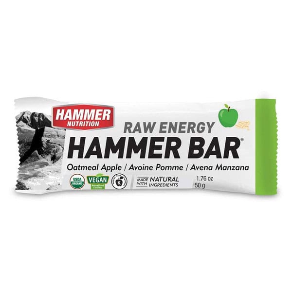 Hammer Nutrition Hammer Bar – Barra energética orgánica (unidad o caja de 24, 3 sabores)