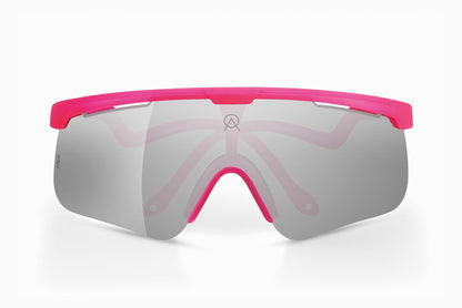 Alba Optics Delta Original - Anteojo Deportivo: Marco rosado lente claro FCS VZUM™ MR ALU