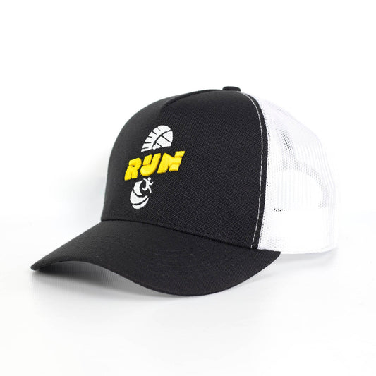 Gavia Gorro Run FOOT  - Jockey deportivo (Negro - Blanco)