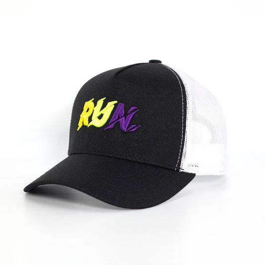 Gorra Gavia Run Neon - Jockey deportivo Negro
