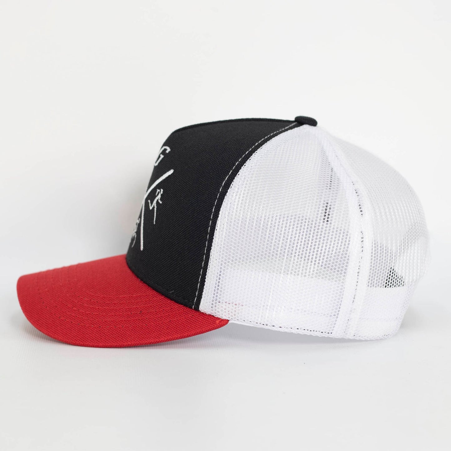 Gavia Gorro Xtail  - Jockey deportivo (Negro - Rojo)