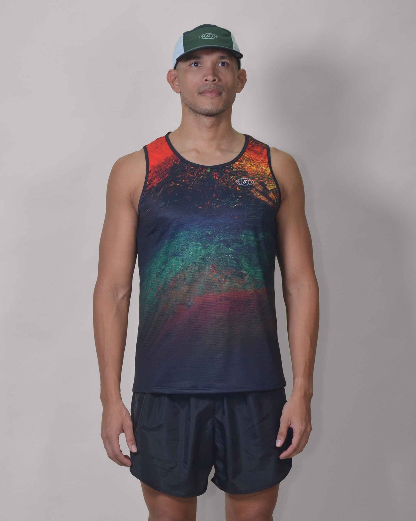Polera Running Space Gavia - Camiseta de correr sin mangas. Hombre