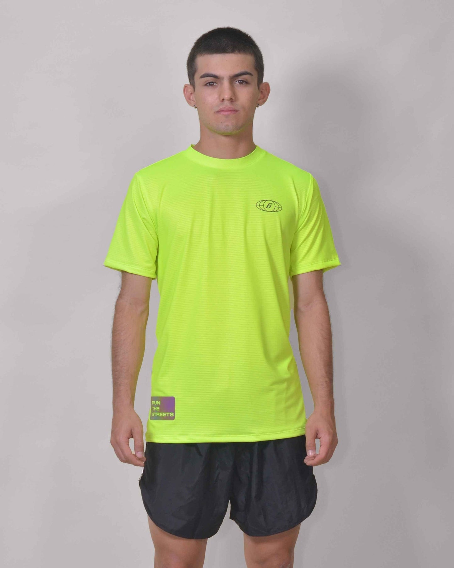 Gavia Green Flow - Polera de Running Manga corta Hombre (amarillo)