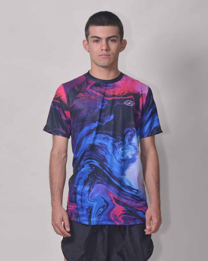 Gavia Seea - Polera de Running Manga corta Hombre (multicolor)