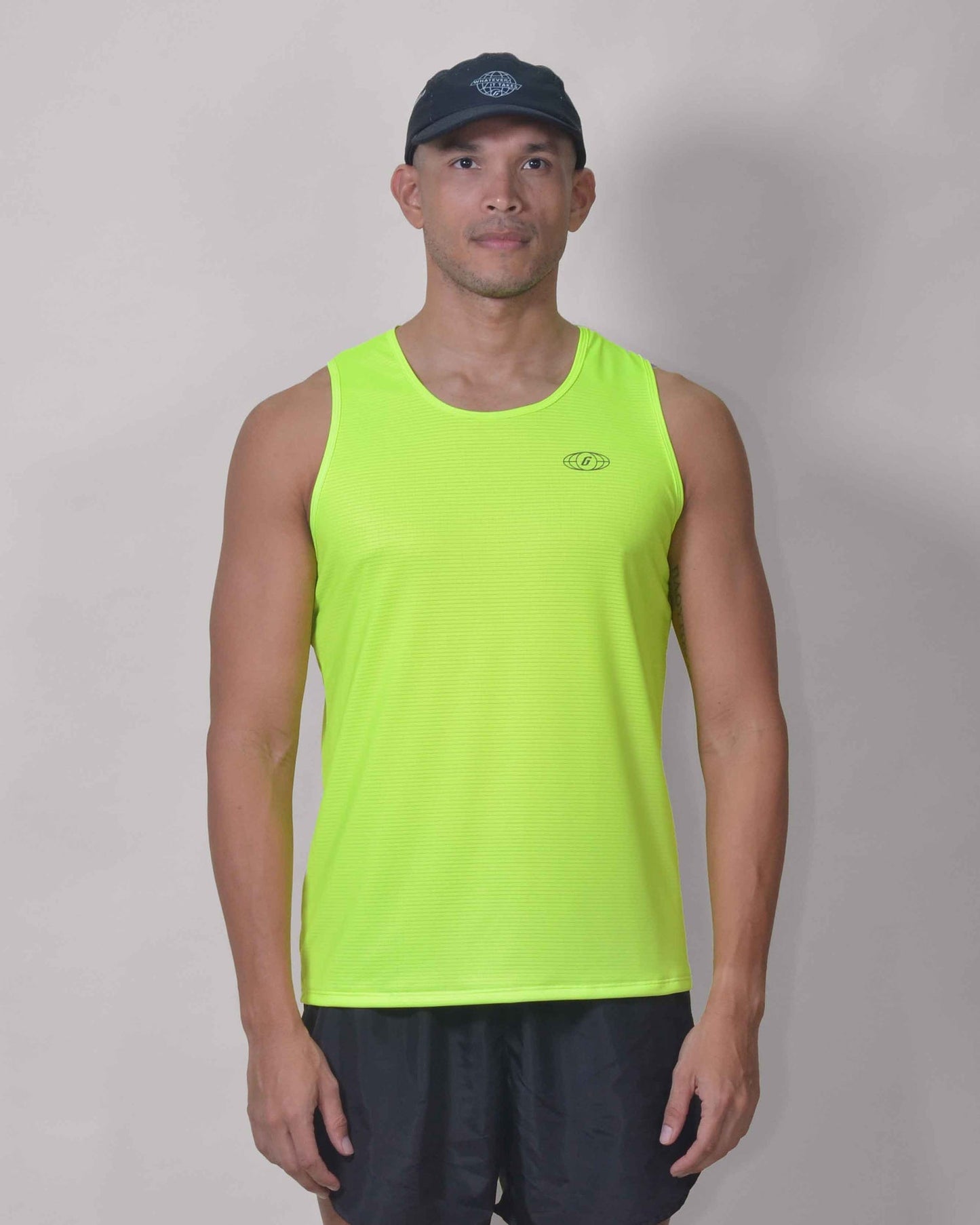 Polera Running Green Flow Gavia - Camiseta de correr sin mangas. Hombre