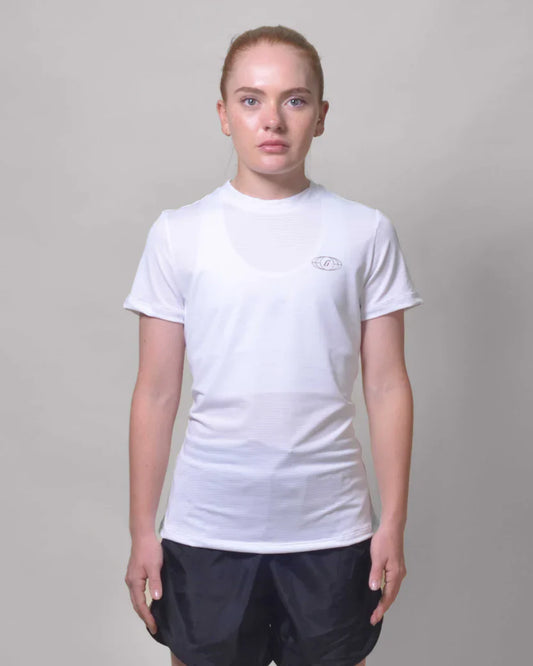Polera Running White Mujer