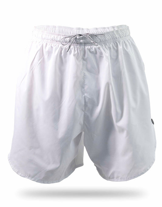 Gavia Pantalon - Short de Running Con Bolsillo y calza  Blanco