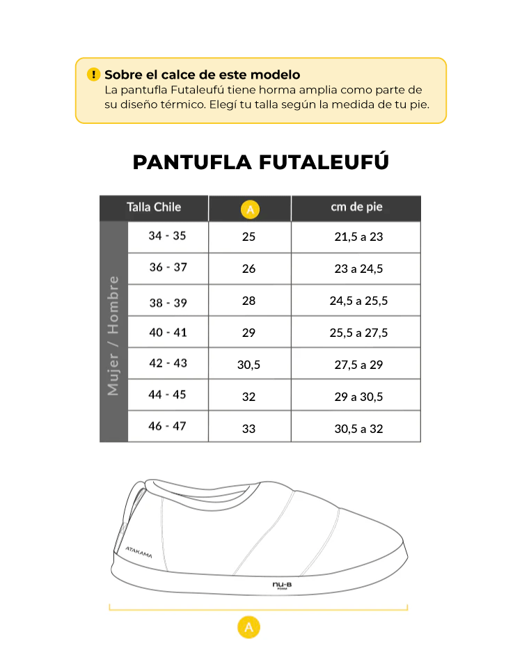 Atakama Outdoor Futaleufú FLEX – Pantufla térmica con talón verde