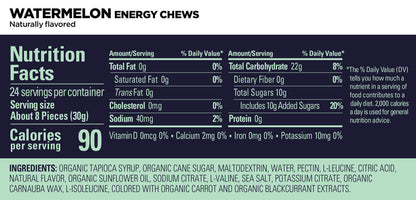 Gomitas GU Energy Chews 60g (8 Gomitas) (3 Sabores Con y Sin Cafeína)