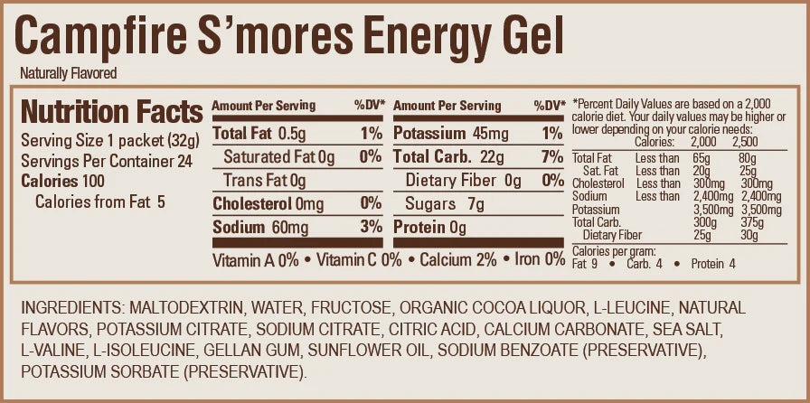 Caja de 24 Geles GU Energy Gel Original 32g (Sin Cafeina) (6 sabores)