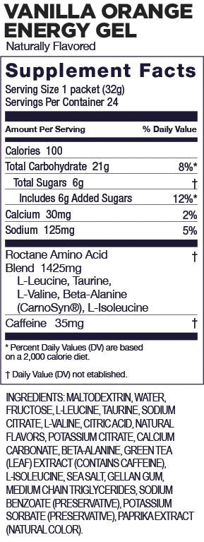 Caja de 24 Geles GU Roctane Energy Gel Con Cafeína (6 Sabores)