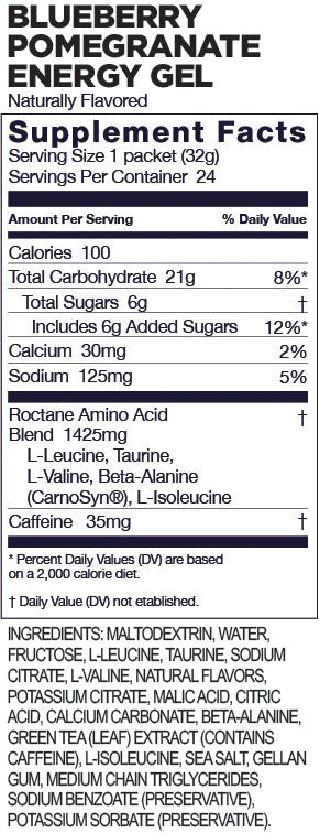 Caja de 24 Geles GU Roctane Energy Gel Con Cafeína (6 Sabores)