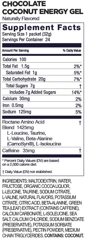 Caja de 24 Geles GU Roctane Energy Gel Con Cafeína (6 Sabores)