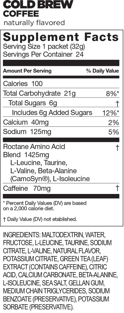 Caja de 24 Geles GU Roctane Energy Gel Con Cafeína (6 Sabores)
