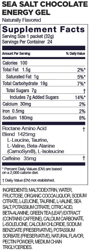 Caja de 24 Geles GU Roctane Energy Gel Con Cafeína (6 Sabores)